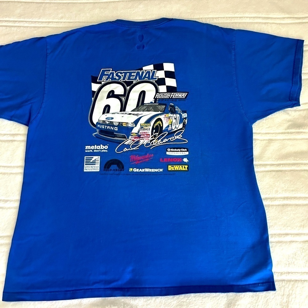 Fruit Of The Loom Nascar Racer Carl Edward’s T Shirt By Fastenal Sz 2xl